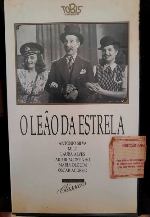 Cassetes VHS Clássicos Portugueses - Leão da Estrela; Pátio das Cantigas...