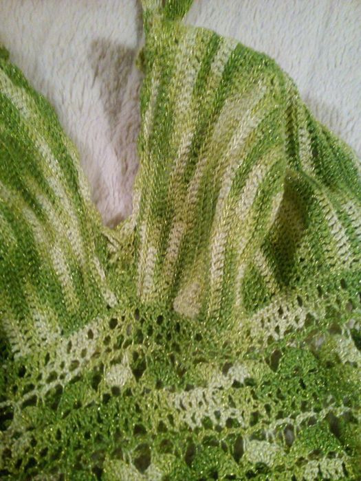 Топ. Сеточка вязанная крючком