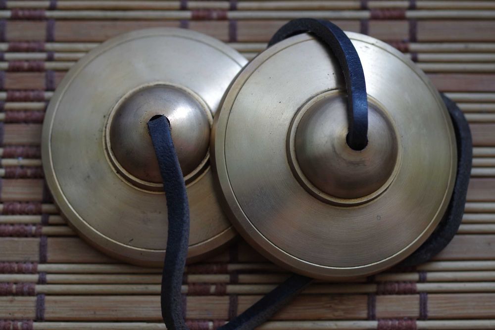 Караталы , бронза качество 75 мм Непал ручная работа 350г