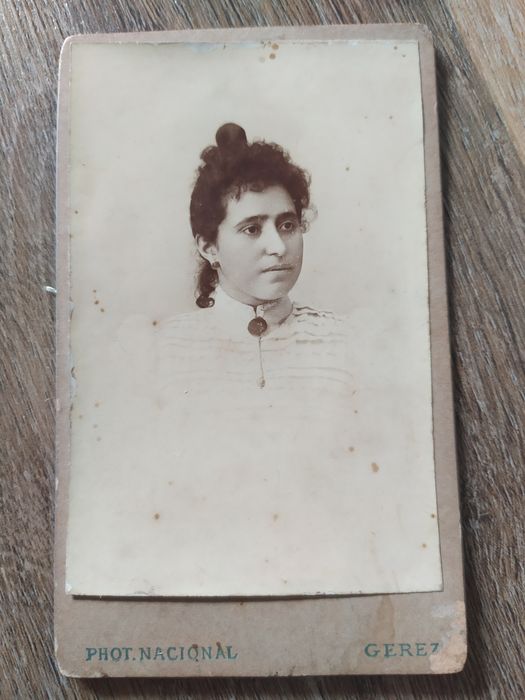 Fotos antigas em cartão