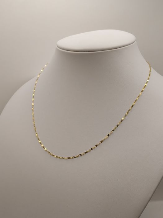 Złoty Łańcuszek 45cm Pr.585 Nowy Zapraszamy