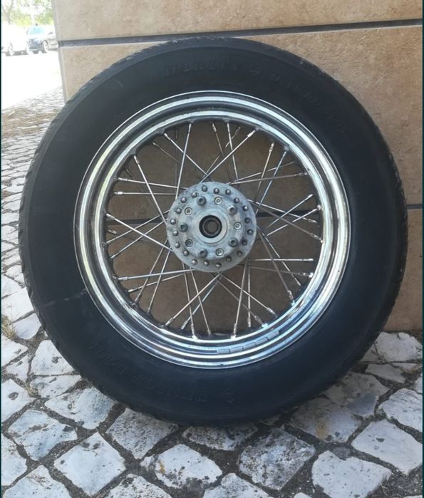 Roda 16 para harley davidson com pneu 120