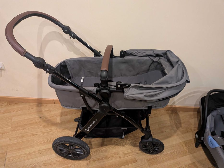 Carrinho de Bebé 3 em 1 Kinderkraft MOOV – Excelente estado