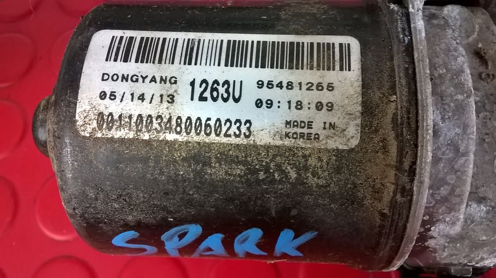 Motor Limpa Vidros Frente 95481265 - CHEVROLET SPARK