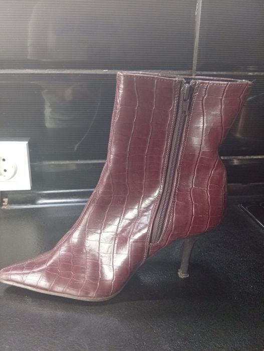 Ботинки женские кожзам