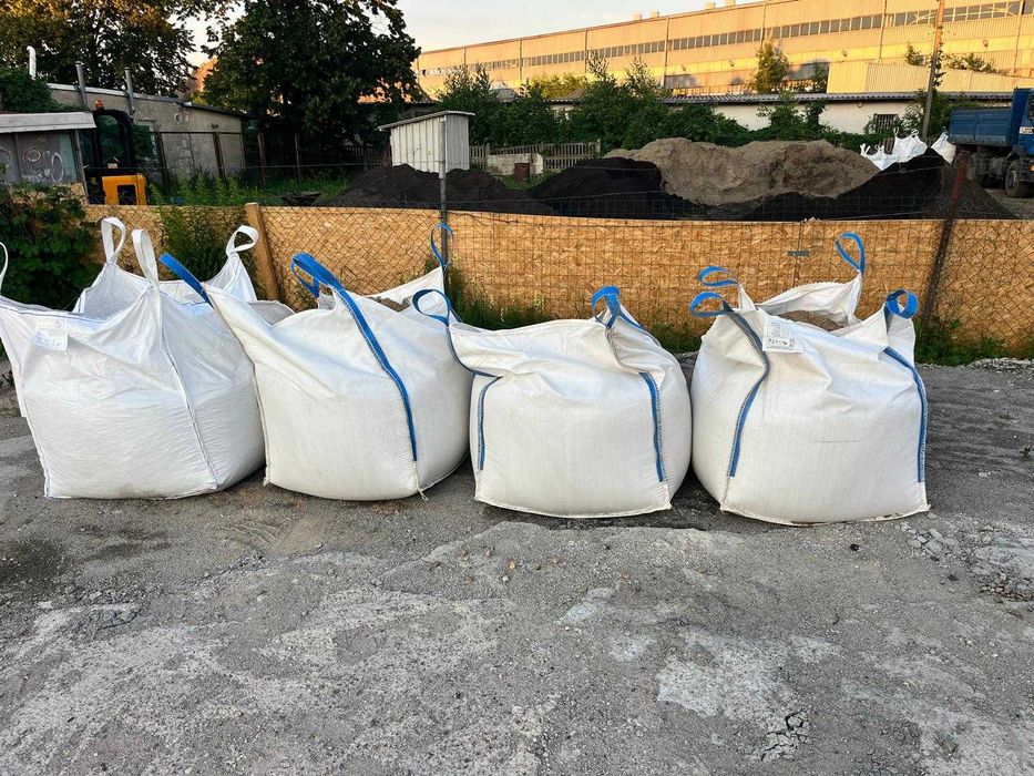 czarnoziem przesiewany worek big-bag 1 Tona | Kamienie Ozdobne, Ziemia Ogrodowa, Piachy i Żwiry | Kruszywa Szczecin