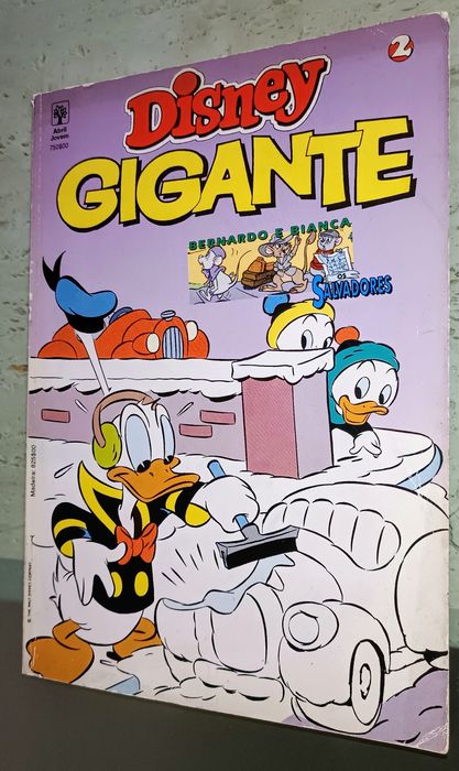Antigo livro DISNEY GIGANTE - Nº 2- WALT DISNEY. De 1991