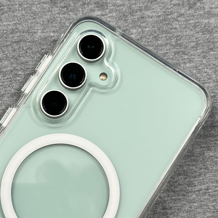 Прозорий чохол Wave з MagSafe для Samsung S26/S25/S24 | УСІ МОДЕЛІ / ПРЕМІУМ !