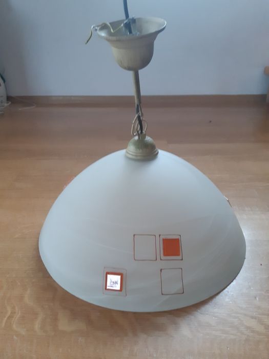 Żyrandol szklany do kuchni/przedpokoju