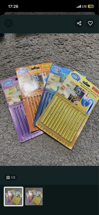Набір паличок для усунення засмічень в трубах Sani Sticks