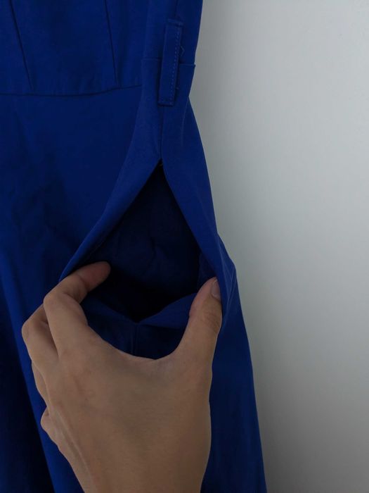 vestido pin-up 50s azul