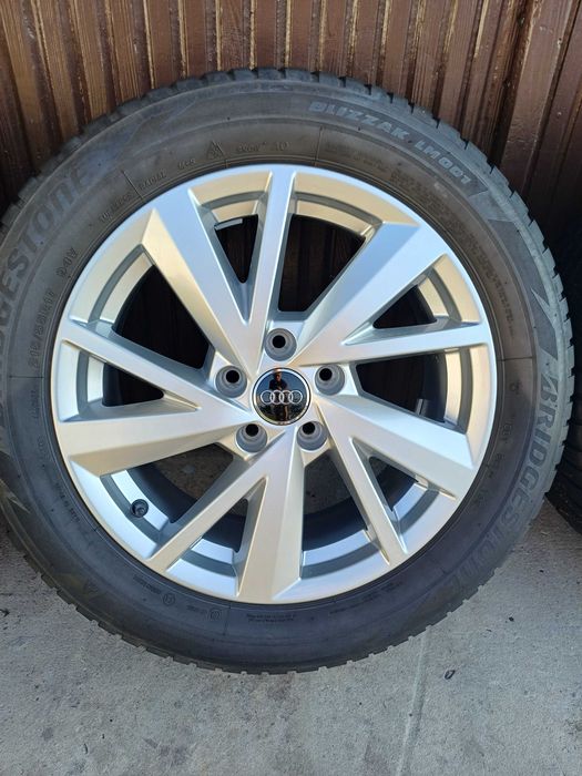 Koła zimowe Audi 17 7J ET45 215/55 R17 5x112 Bridgestone