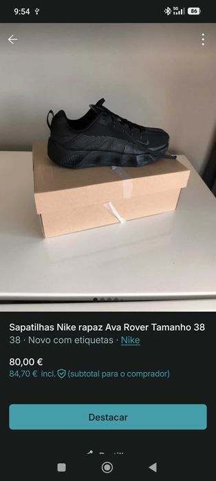 Sapatilha Nike Ava Rover Tamanho 38 nova