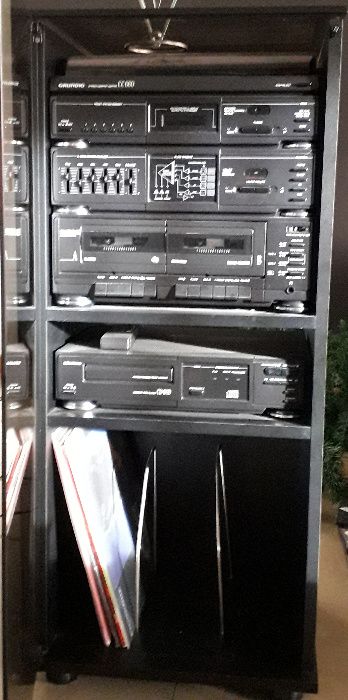 Aparelhagem Grundig Com Gira Discos, Cassetes, Rádio e CD