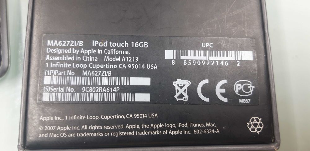 Ipod touch modelo A1213 Apple ler discrição.