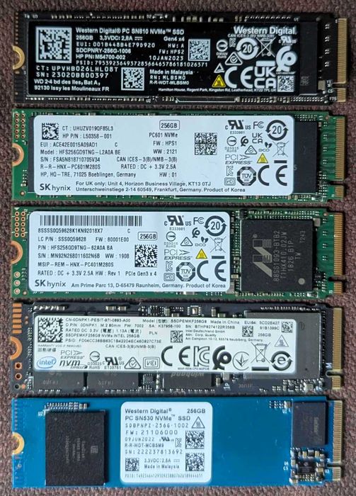 SSD M2 256-512-1-2TB