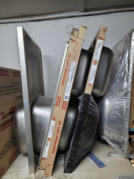 Zlew zlewozmywak stalowy Franke 8szt różne - wyprzedaż