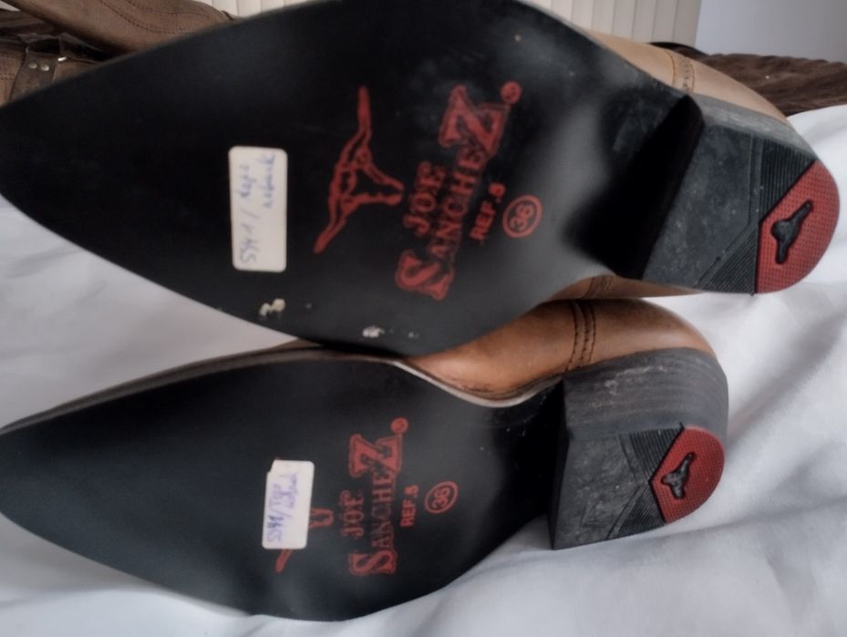 Buty kowbojki nr 2 nubuk