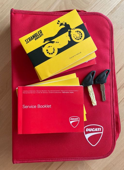3500 km Ducati Scrambler Icon 800 laranja Original Impecável