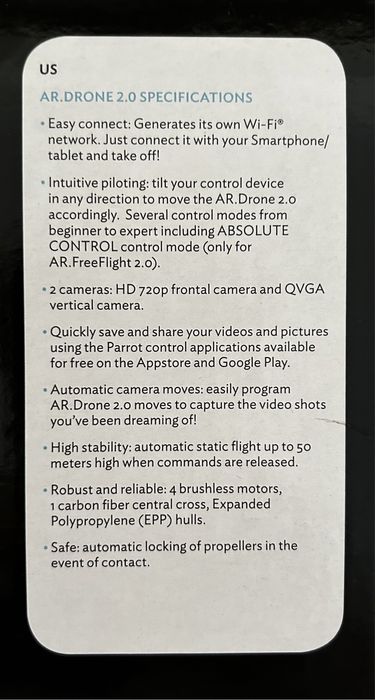 Parrot AR Drone 2.0 Power Edition64365322313345124