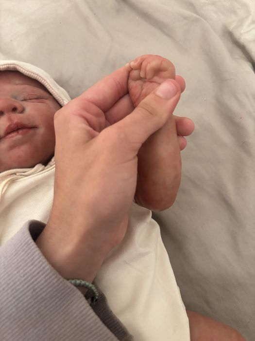 Lalka reborn wyrzezbiona przez Joanne Kazimierczak