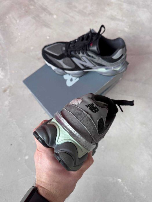 Кросівки New Balance 9060 Black Grey (36-45) Нью Беланс 9060 чорні