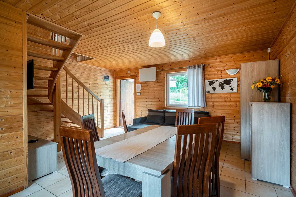 Domki całoroczne 100 m od plaży!!domek, sauna, plac zabaw, jacuzzi