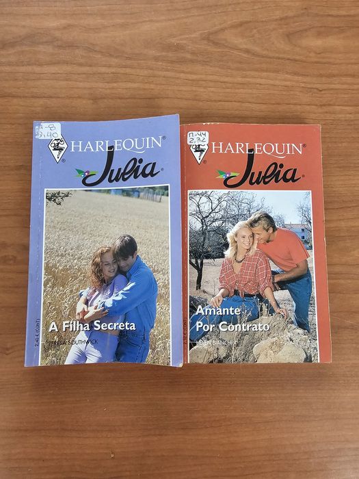 Livros harlequin Julia
