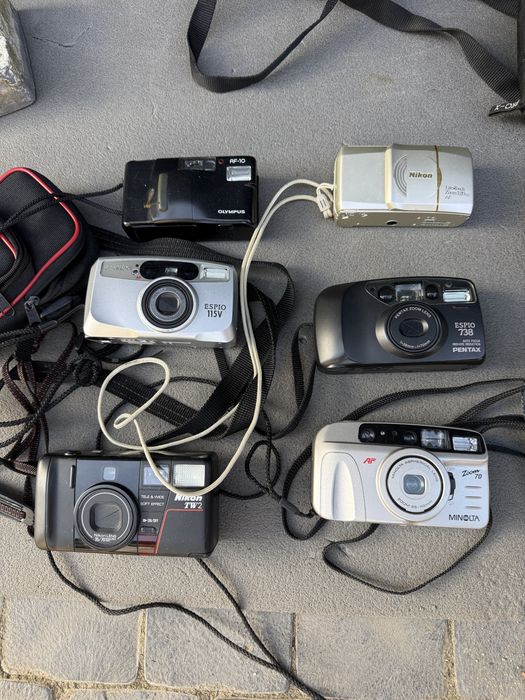 Плівкові фотоапарати  Olympus , Canon , Nikon , Instax ,Polaroid