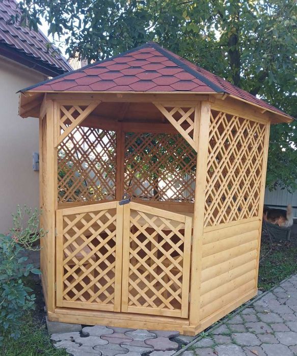 Derevyani vyroby: альтанка беседка тераса пергола літній душ