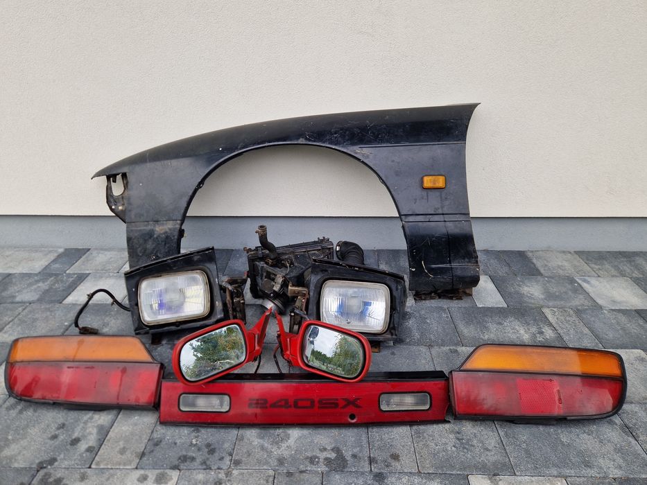 Błotnik, lampy, lusterka Nissan 200sx/240sx