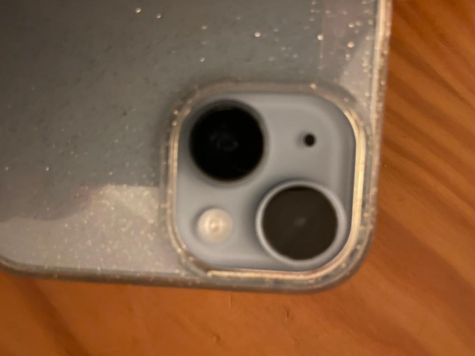 iPhone 14 azul céu, excelente estado bateria 100%