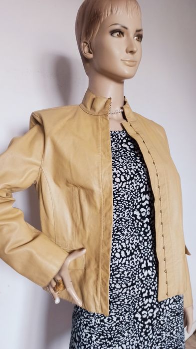 Sg Kurtka skórzana 38 , M Mango ramoneska 38 , M skóra