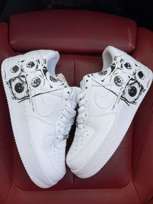 (БЕЗ ПЕРЕДОПЛАТИ) Nike Air Force 1 Low x CDG x Supreme White найк аір