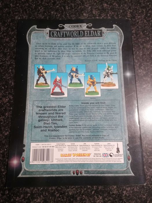 Codex Craftworld Eldar Paperback