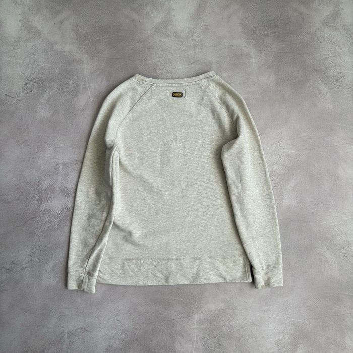 Barbour International Women Raglan Sweatshirt Silver Foil Logo