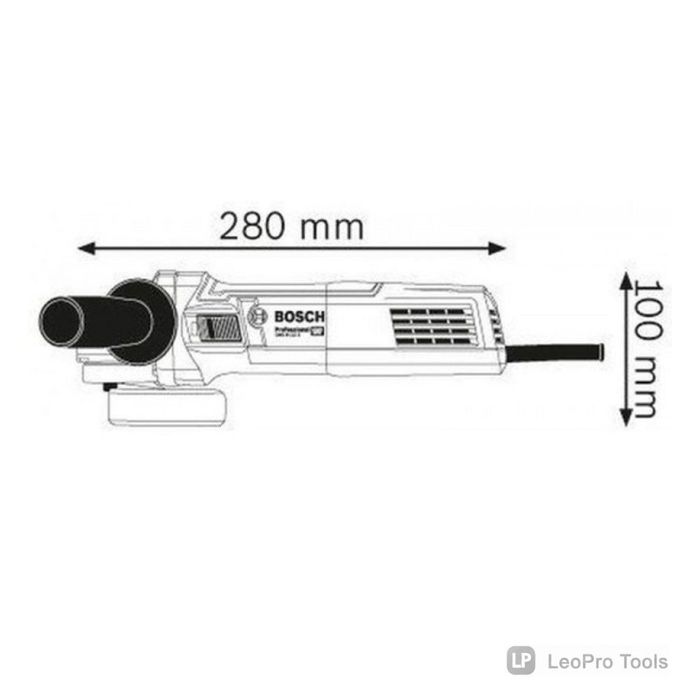 Болгарка BOSCH GWS 9-125 S Professional 900Вт 125мм Бош КШМ кутова шліфмашина шліфувальна машина регулювання обертів об/хв