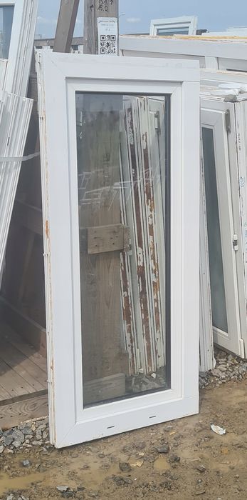 OKNA Używane 62x136 OKNO KacprzaK Plastikowe PCV Białe Lider Okna OLX