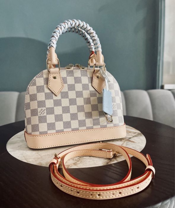 Сумка Louis Vuitton Alma bb Damier Azur оригинал ( N40902 )