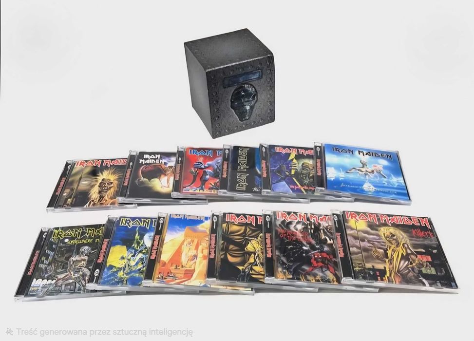 BOX CD Iron Maiden, 12 płyt- NOWY zafoliowany !!! Łódź Górna • OLX.pl