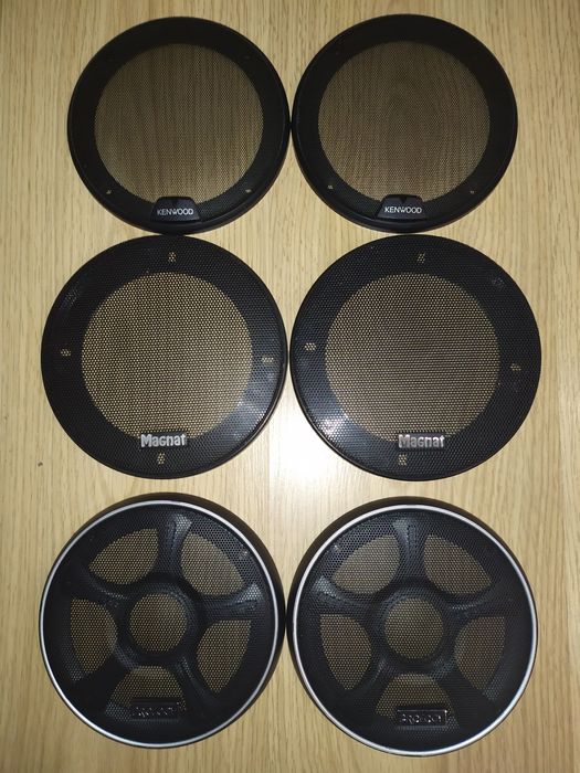 Сетки для авто динамиков 13см. Как,Kenwood,Magnat,Prology,новые