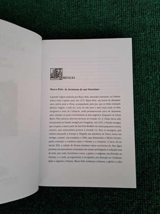 O Livro de Marco Polo - Prefácio de Irene Martins