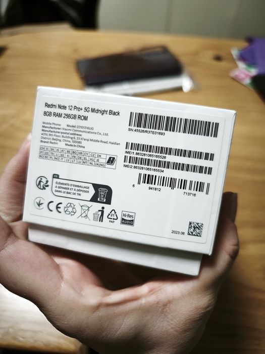 Redmi Note 12 Pro+ 5G Midnight Black 8GB 256GB