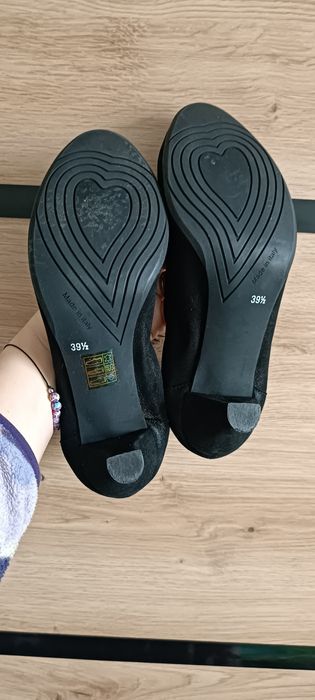 Buty na obcasie La babe rozmiar 39,5 niski obcas