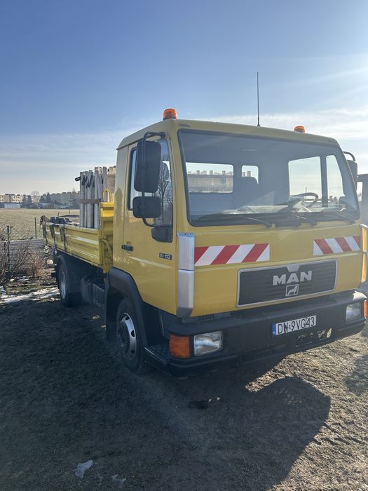 MAN  DMC 7,5t Wywrotka Orginalny Müller-Mitteltal,Hak,Niski przebig.