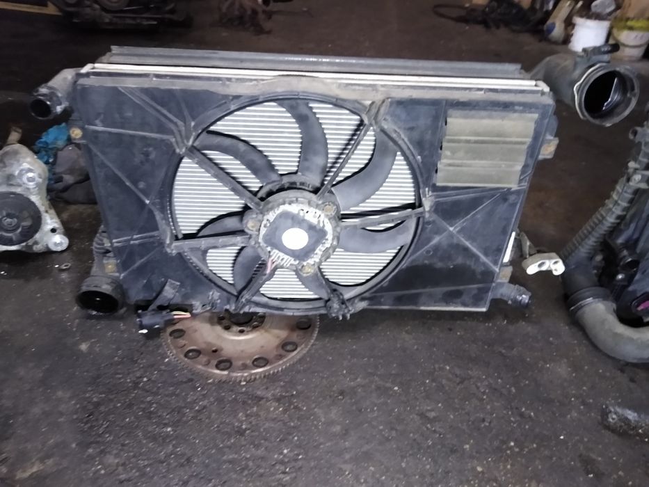 Chłodnica klimy wody intercooler wentylator VW audi 1.9tdi 2.0tdi komp