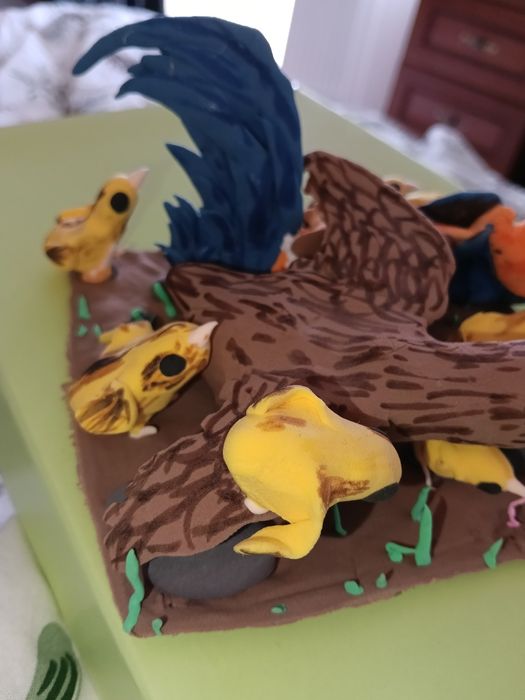 Rodzina kurczaków Hand Made