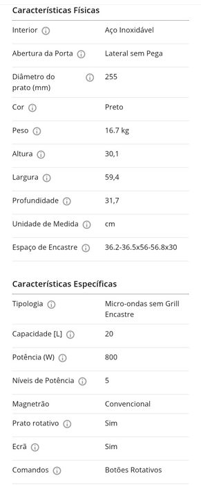 Micro ondas BOSCH - BFL520MS0