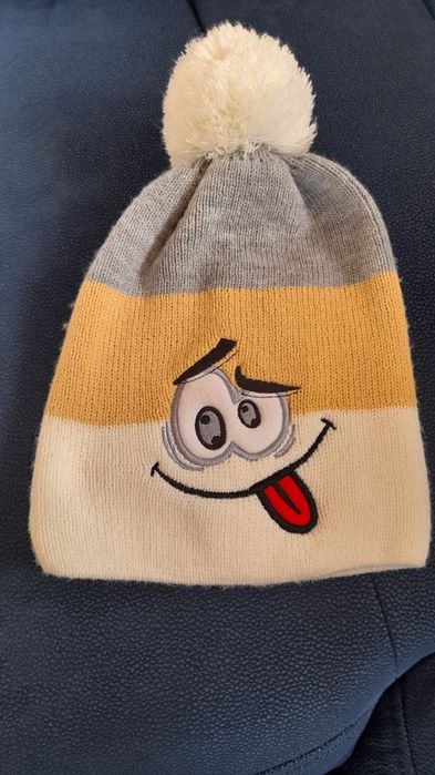 Czapki nauszniki 134 dziewczynka