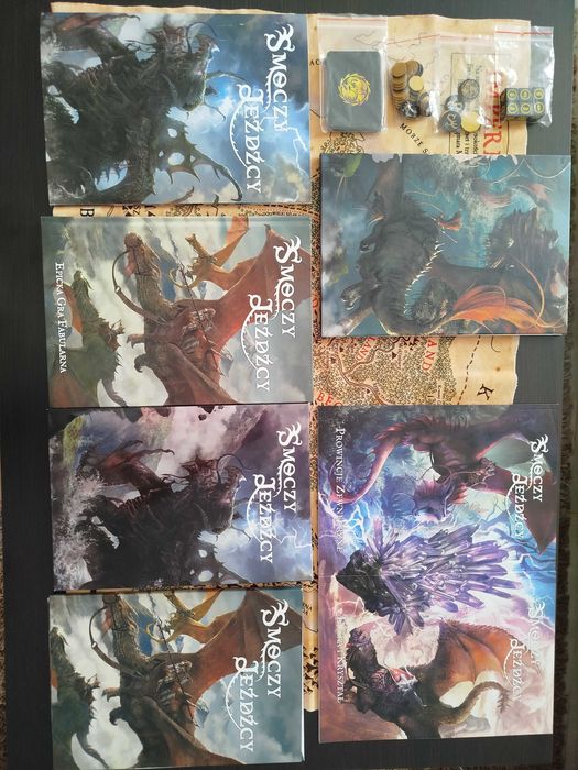 Smoczy Jeźdźcy RPG zestaw z dodatkami